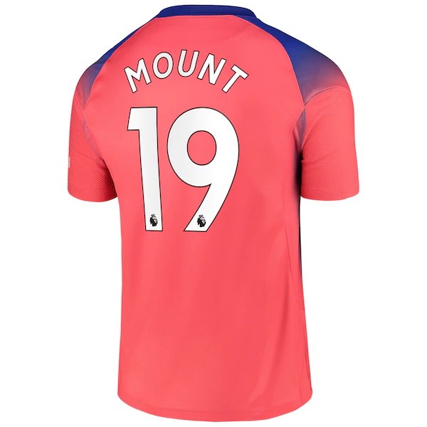 Camiseta Chelsea NO.19 Mount Tercera equipo 2020-2021 Naranja
